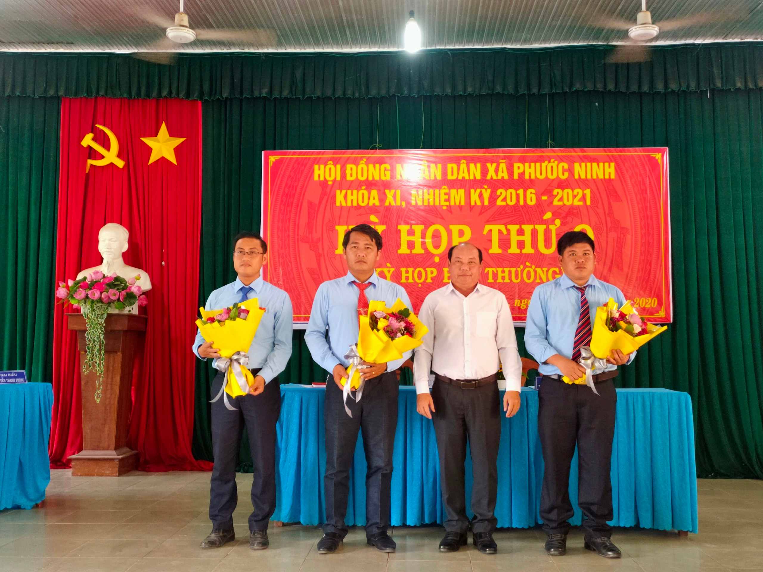 Hội đồng nhân dân xã Phước Ninh huyện Dương Minh Châu tổ chức kỳ họp thứ 9 (kỳ họp bất thường) HĐND xã khóa XI nhiệm kỳ 2016- 2021